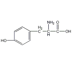 l-tyrosine structural formula