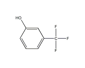 structural formula of m-trifluoromethylphenol