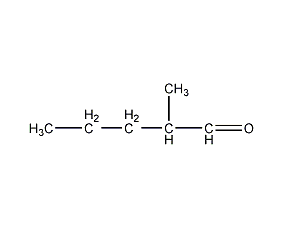 2-methylvaleraldehyde structural formula