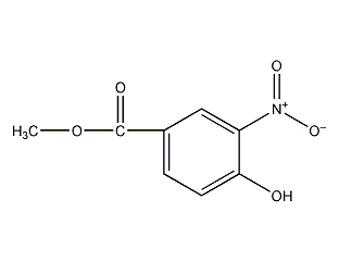 4-hydroxy-3-nitrobenzoic acid methyl ester structural formula