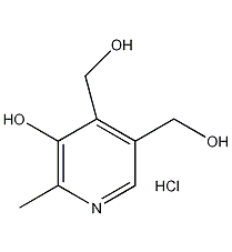 pyridoxine hydrochloride structural formula