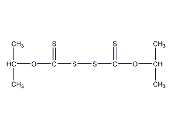 structural formula of diisopropyl xanthate disulfide