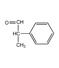 2-phenylpropionaldehyde structural formula