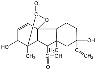 gibberellic acid structural formula