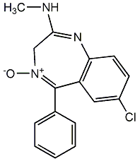 chlorazepam structural formula