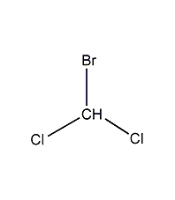 structural formula of bromodichloromethane