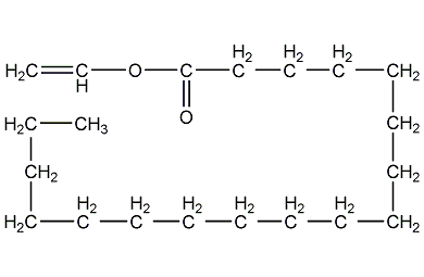 structural formula of vinyl stearate