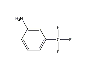 3-trifluoromethylaniline structural formula