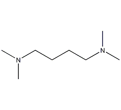n,n,n',n'-tetramethyl-1,4-butanediamine structural formula