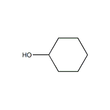 cyclohexanol structural formula
