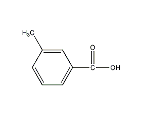 m-toluic acid structural formula