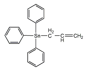 allenyltriphenyltin structural formula