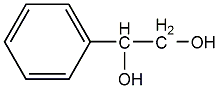 phenylethylene glycol structural formula