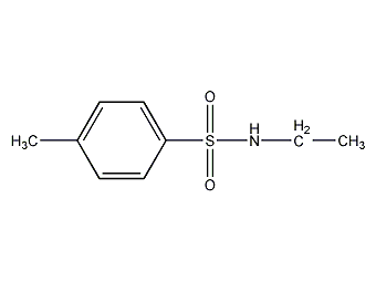 n-ethyl p-toluenesulfonamide structural formula