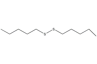 dipentyl disulfide structural formula