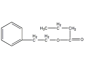 phenethyl butyrate structural formula