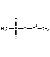 structural formula of ethyl methane sulfonate