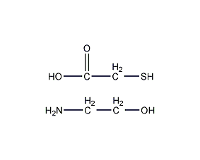ethanolamine thioglycolate structural formula