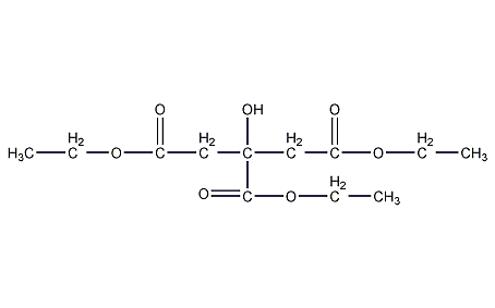 triethyl citrate structural formula