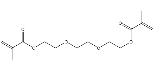 triethylene glycol dimethacrylate structural formula