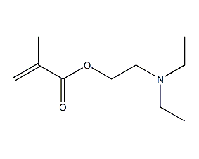 diethylaminoethyl methacrylate structural formula