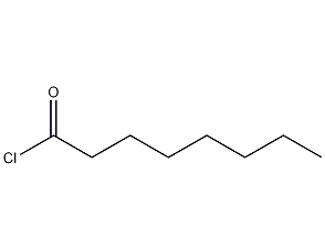 structural formula of n-octanoyl chloride