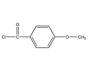 structural formula of p-anisoleyl chloride