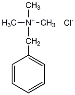 structural formula of benzyltrimethylammonium chloride