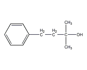 2-methyl-4-phenyl-2-butanol structural formula