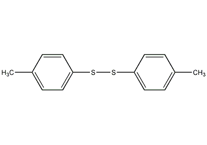 structural formula of p-toluene disulfide