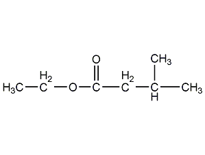 ethyl isovalerate structural formula
