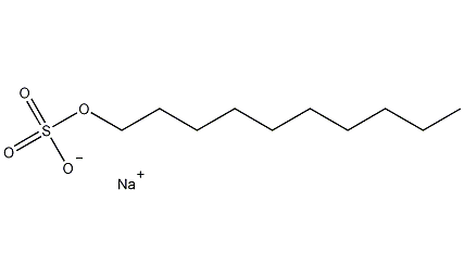 sodium n-decyl sulfate structural formula