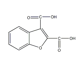 2,3-benzofurandicarboxylic acid structural formula