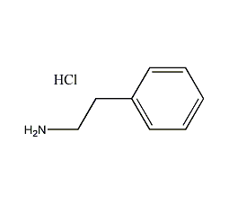 2-phenylethylamine hydrochloride structural formula