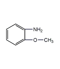 o-methoxyaniline structural formula
