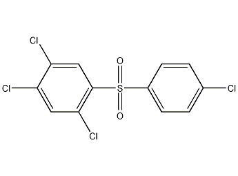 structural formula of trichlorosulfone
