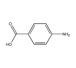 para-aminobenzoic acid structural formula