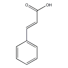 transcinnamic acid structural formula