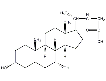 chenodeoxycholic acid structural formula