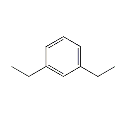 m-diethylbenzene structural formula
