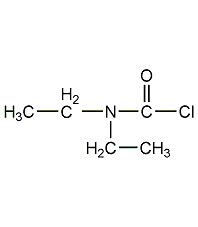 n,n-diethylcarbamoyl chloride structural formula