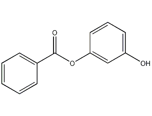 resorcinol monobenzoate structural formula