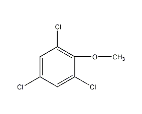 2,4,6-trichloroanisole structural formula