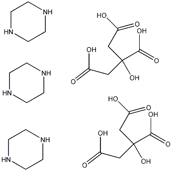 piperazine citrate structural formula