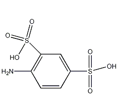 2,4-disulfonic acid aniline structural formula