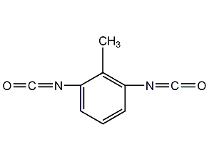 2,6-tolyl diisocyanate structural formula