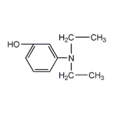 m-diethylaminophenol structural formula