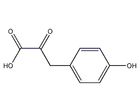 p-hydroxyphenylpyruvate structural formula