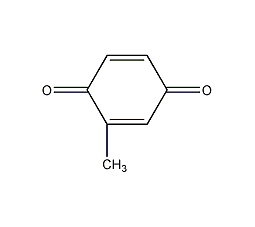 methyl p-benzoquinone structural formula