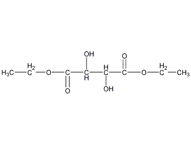 l-(+)-diethyl tartrate structural formula